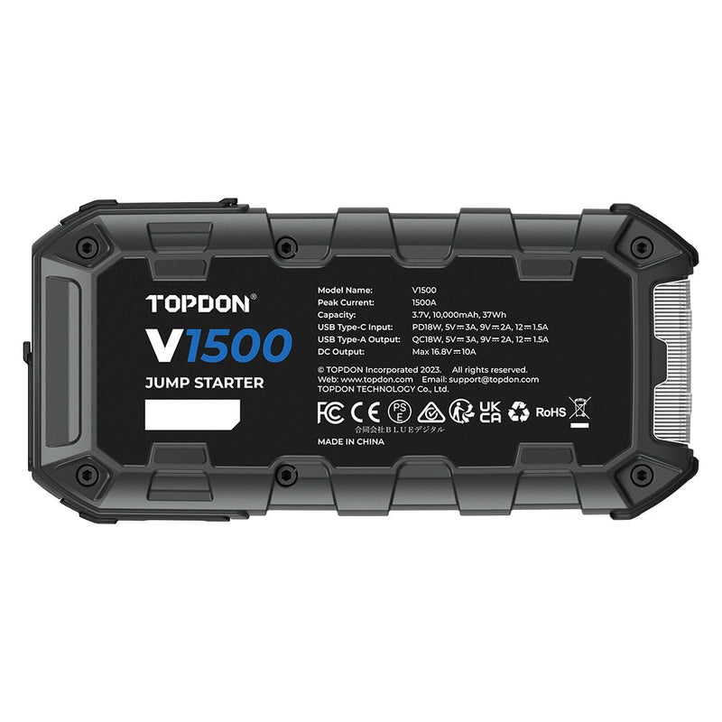 TOPDON - V1500 Jump Starter