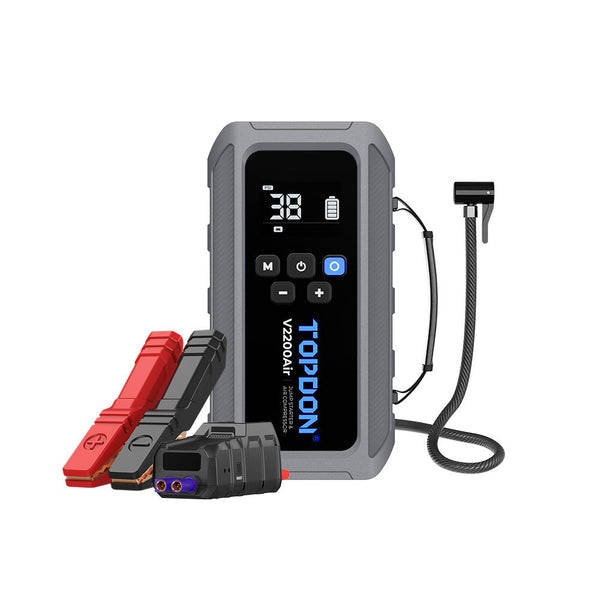 TOPDON V2200Air - 2200 Peak Amp Jump Starter & Air Compressor