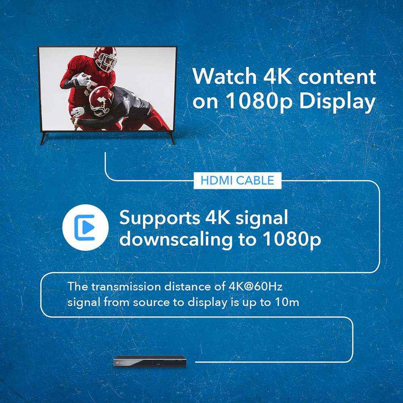 4K HDMI Signal Manager Supports HDMI 2.0, HDCP 2.3 - Downscale from 4K to 1080p (XD-3000)