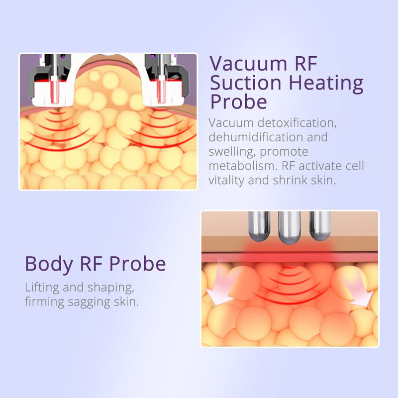 Máquina facial para eliminar puntos negros y depurador de piel con cavitación de 2,5 RF Aristorm 40K