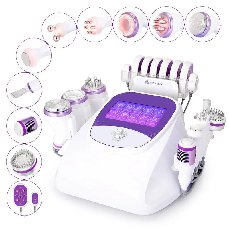 Máquina facial para eliminar puntos negros y depurador de piel con cavitación de 2,5 RF Aristorm 40K