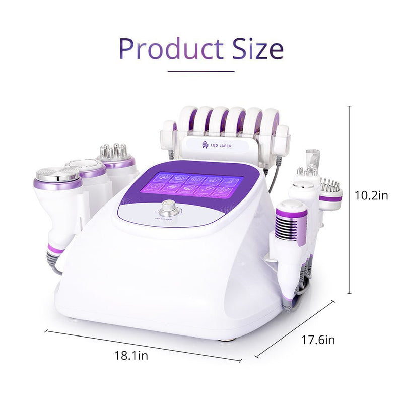 Máquina facial para eliminar puntos negros y depurador de piel con cavitación de 2,5 RF Aristorm 40K