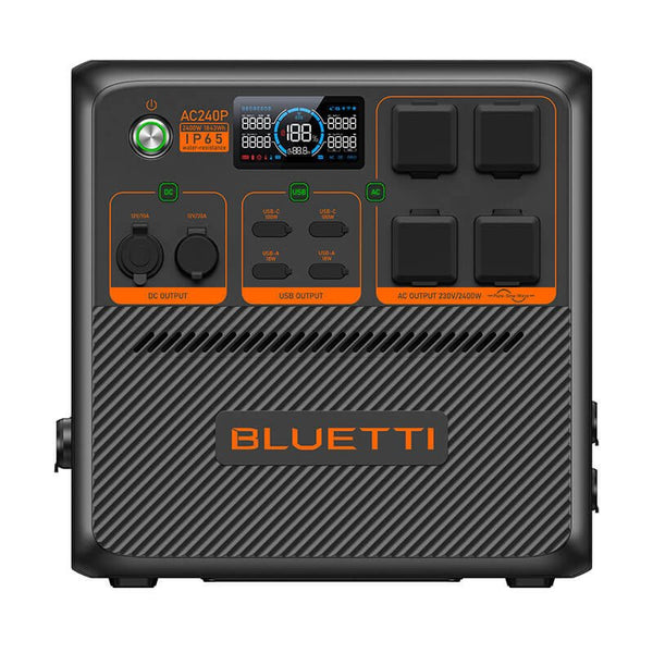 Estación de energía portátil BLUETTI AC240P (2400 W, 1843 Wh)