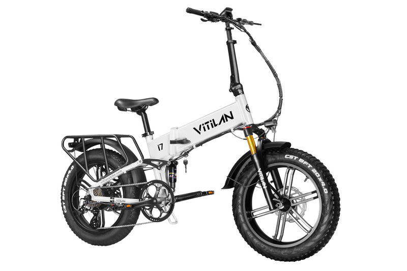 VITILAN I7 Pro 3 Folding Full Suspension Electric Bike