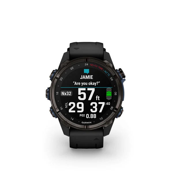 Garmin Descent Mk3i, 43 mm, gris carbono DLC Ti/negro