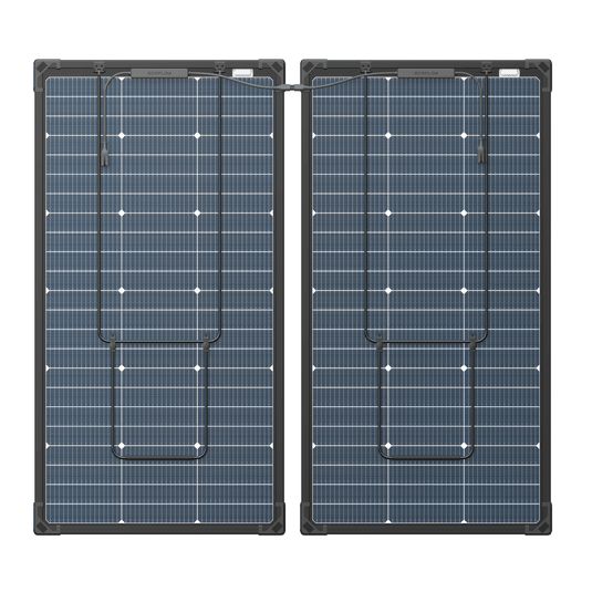 Panel solar modular bifacial EcoFlow de 125 W*2