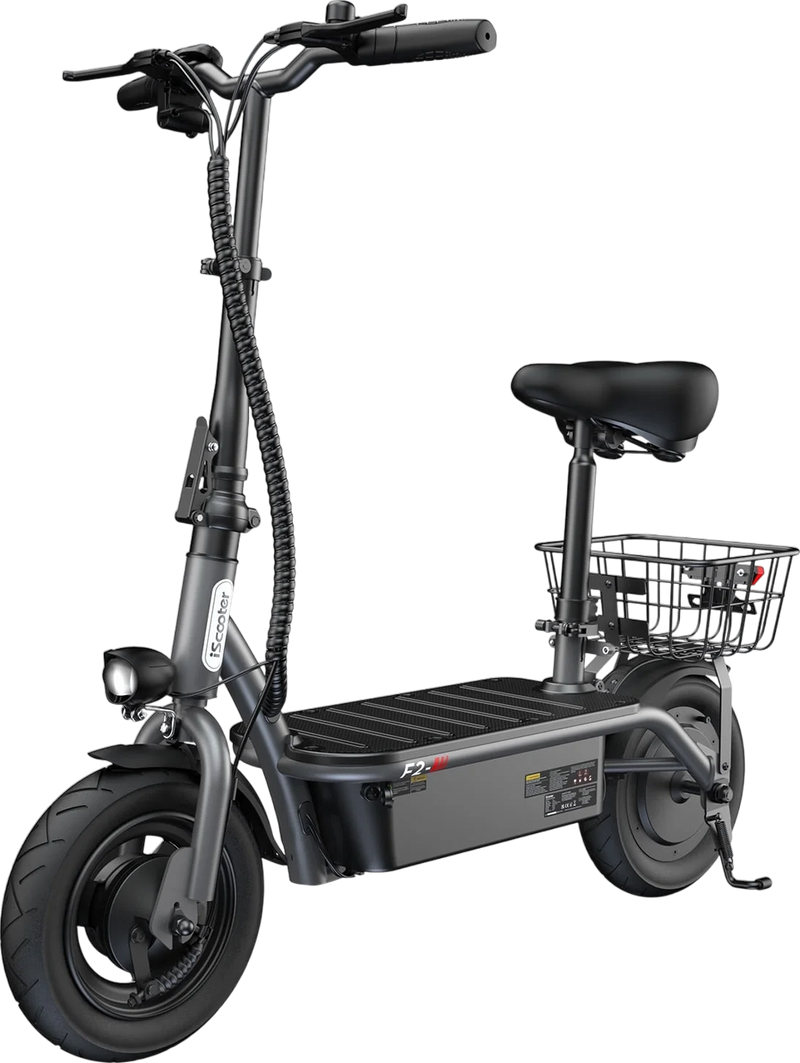 Patinete eléctrico iScooter F2 con asiento