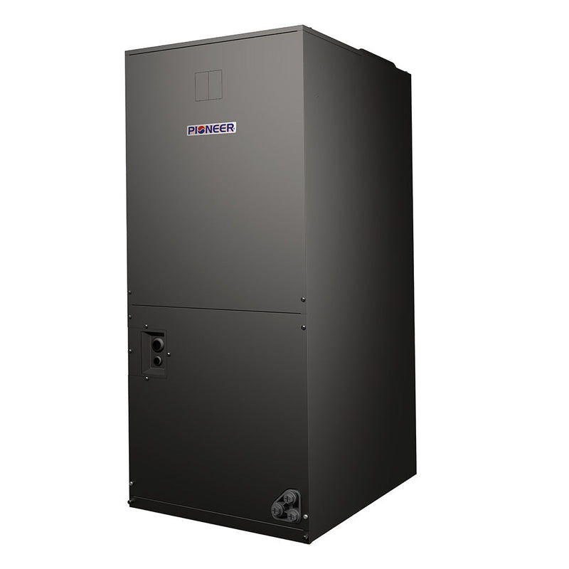 Sistema de aire acondicionado con bomba de calor Inverter+ central con conductos y split de 48 000 BTU y 17,5 SEER2 de Pioneer®, segunda generación