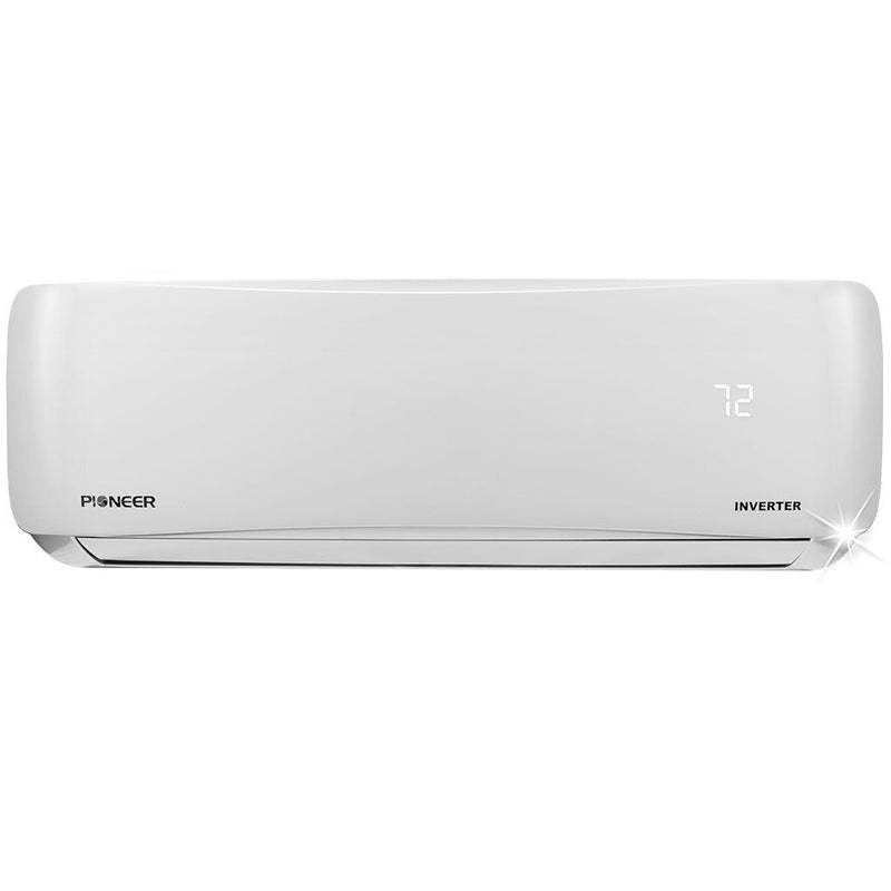 Sistema completo de aire acondicionado con bomba de calor y minisplit sin conductos Inverter+ de 12 000 BTU y 20,8 SEER2 de Pioneer®, 115 V