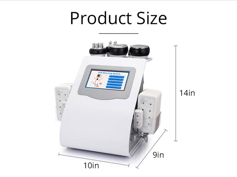 Kim 8 - K10 6-in-1 Lipo Laser Cavitation RF Body Slimming Treatment Machine