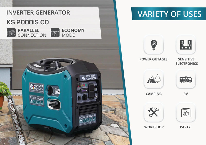 KS 2000iS CO Inverter Generator