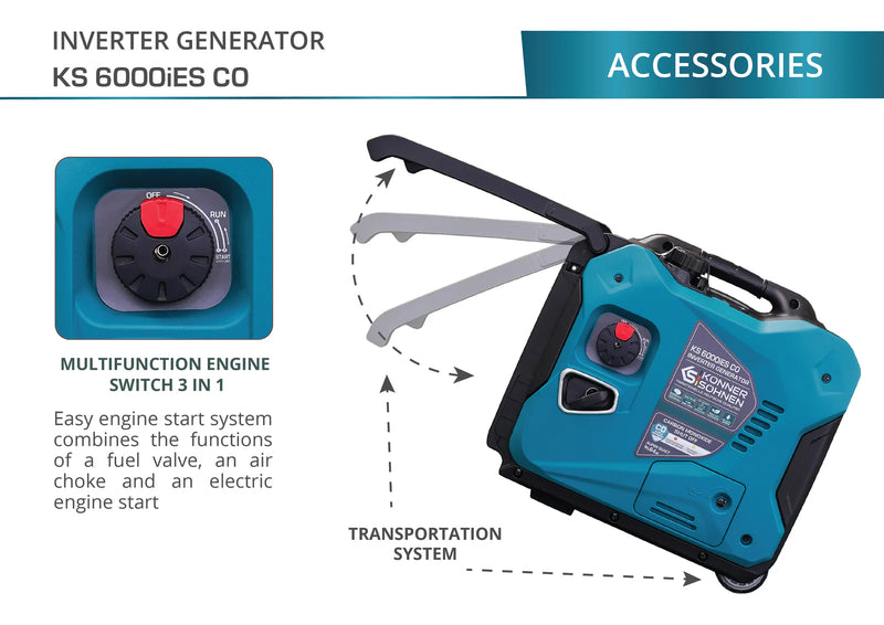 KS 6000iES CO Gasoline Generator