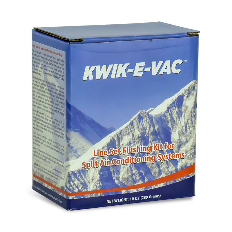 Simplificador de instalación del kit de lavado de líneas KWIK-E-VAC para sistemas de aire acondicionado minisplit