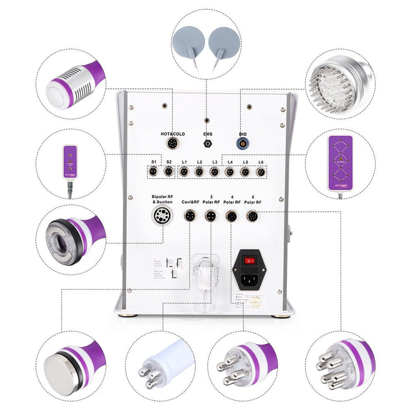 Shape Tactics - Máquina de cavitación ultrasónica RF de 40 K 10 en 1 para esculpir al vacío