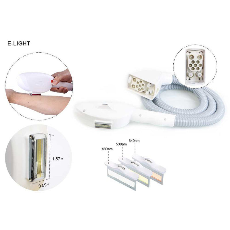 Shape Tactics - Depilación con luz pulsada intensa (IPL) SHR de alta potencia de 2000 W y luz pulsada eléctrica