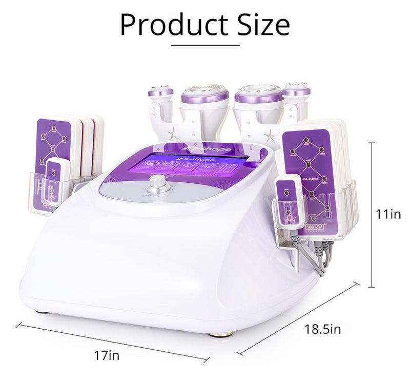 Máquina de cavitación Shape Tactics 5 en 1 de 30 000 rpm con láser Lipo de 160 MW