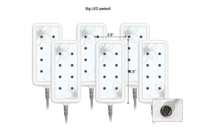 Shape Tactics - Terapia de lipoescultura con láser LED de 10 almohadillas de 5 mW