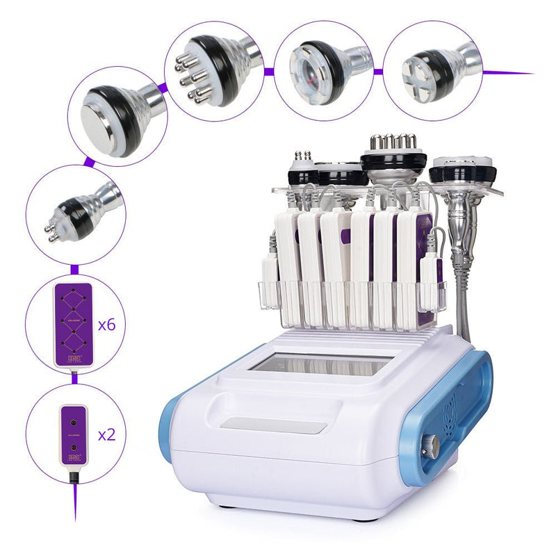 Shape Tactics 6 en 1 Cavitación avanzada de unificación 2.0 para modelado corporal por radiofrecuencia al vacío