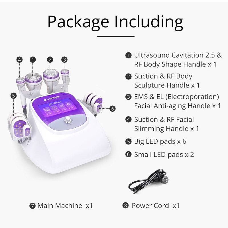 Shape Tactics - Máquina de láser LED de cavitación S-Shape 30K