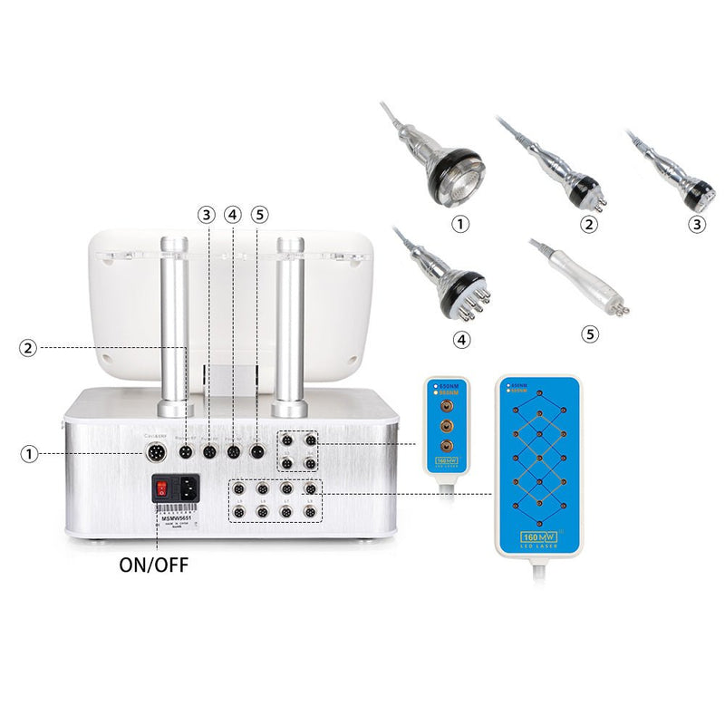 Máquina de liposucción por radiofrecuencia con diodo de longitud de onda dual de 650 nm y 980 nm de Shape Tactics