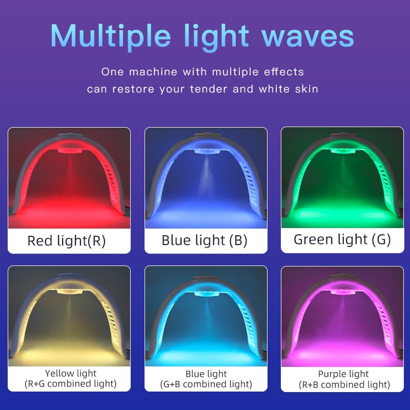 Máquina de cuidado facial con 170 luces LED de 7 colores Shape Tactics