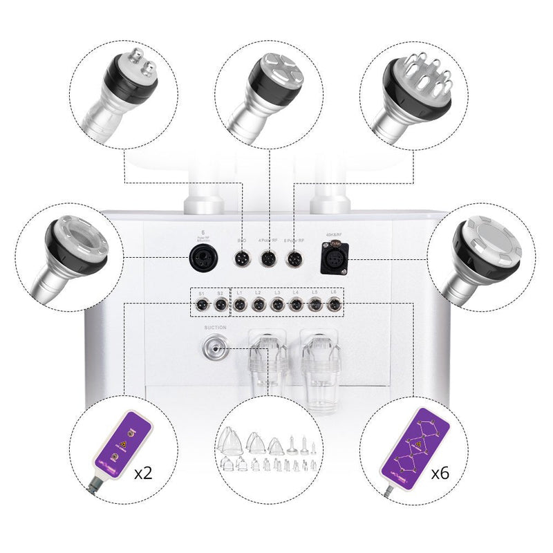 Shape Tactics - Máquina de vacío ultrasónica de 40 K y RF de 160 mW 7 en 1