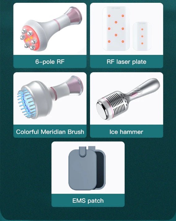 Shape Tactics - Sistema de vacío RF de cavitación de 80K 9 en 1 con EMS y BIO