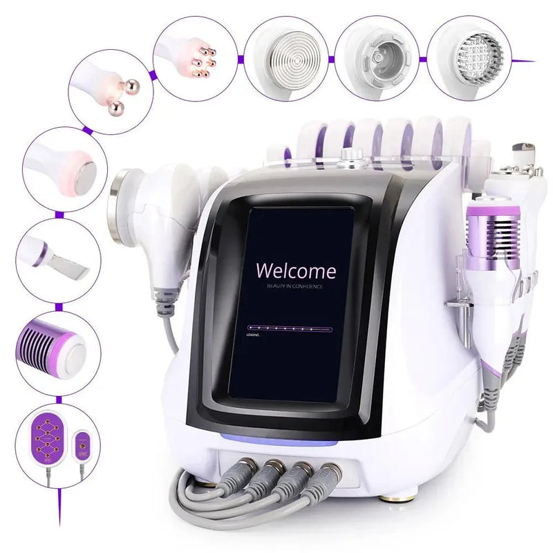 Shape Tactics 9-in-1 Ultrasonic Cavitation RF Lipo Laser Beauty Machine