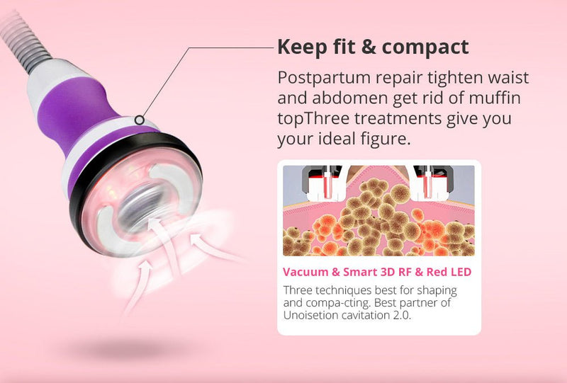 Shape Tactics - Máquina de liposucción con vacío RF y cavitación Uniosetion 9 en 1 Bio Photon