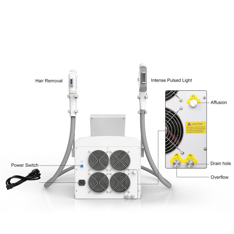 Sistema de depilación láser avanzada IPL SHR E-Light de Shape Tactics 