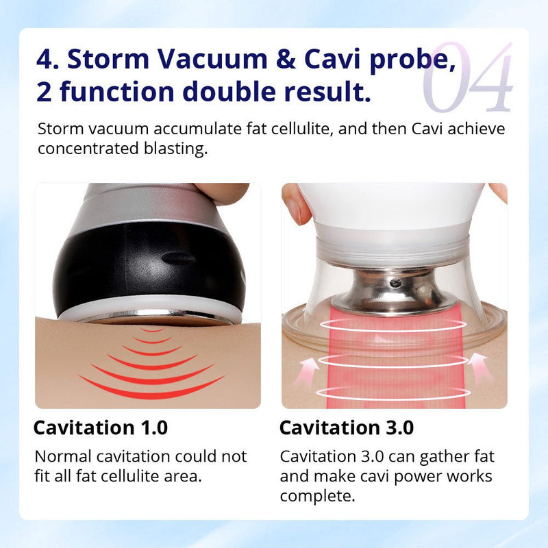 Máquina de cavitación Shape Tactics CaVstorm 40K 3.0 con funcionalidad 4 en 1