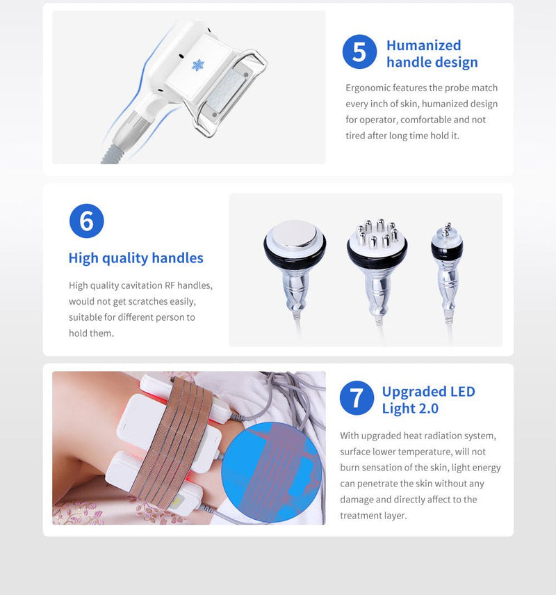 Shape Tactics - Dual Handle Fat Freezing Ultrasound Cavitation RF Machine