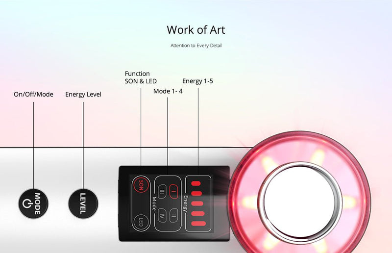 Shape Tactics - Handheld Photon Ultrasonic Facial Cleanser