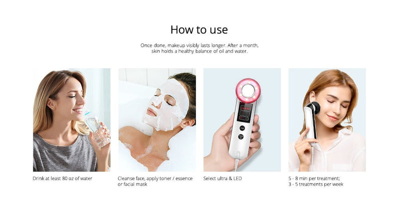 Shape Tactics - Handheld Photon Ultrasonic Facial Cleanser