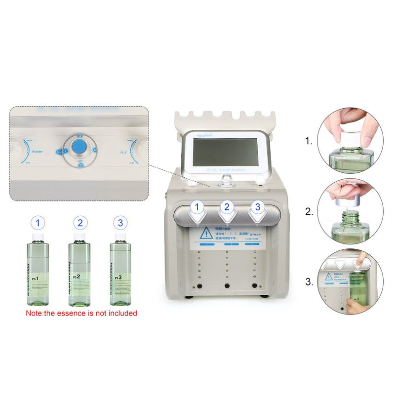 Máquina de máscara LED para depuración ultrasónica de la piel con hidrodermoabrasión Shape Tactics