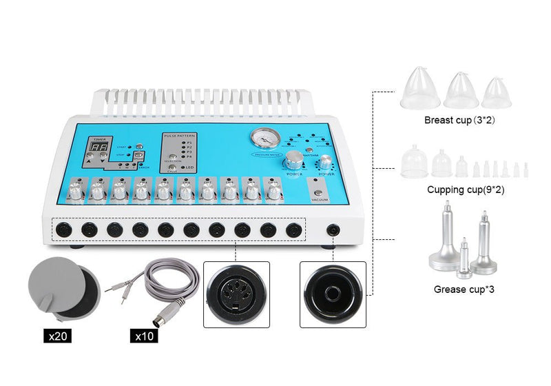 Dispositivo de masaje moldeador corporal 2 en 1 con microcorriente BIO de Shape Tactics