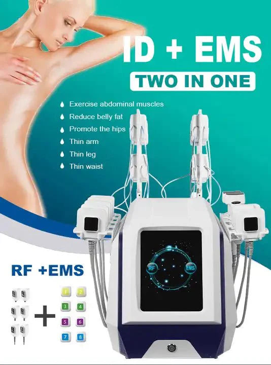 Máquina de belleza para reducción de grasa multidireccional Shape Tactics con EMS RF