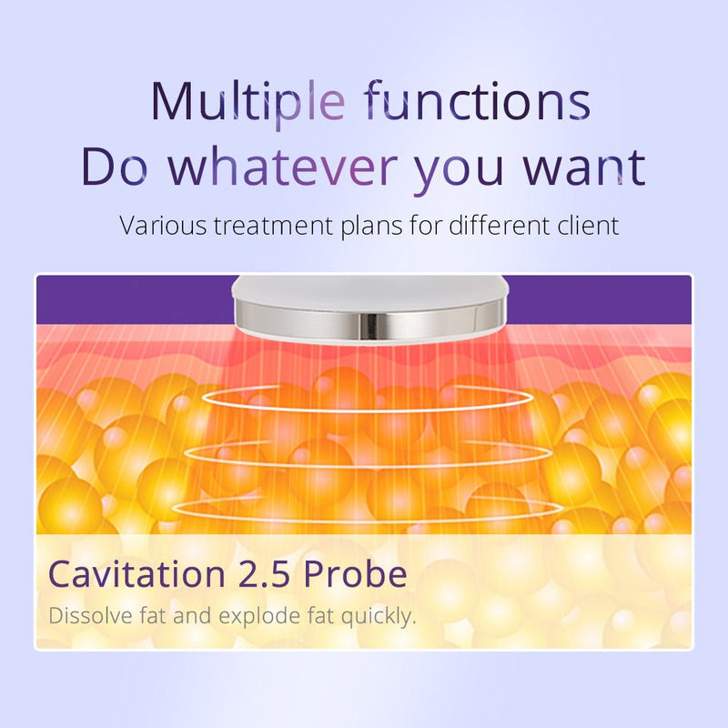 Dispositivo multifuncional de cavitación ultrasónica para esculpir el cuerpo Shape Tactics