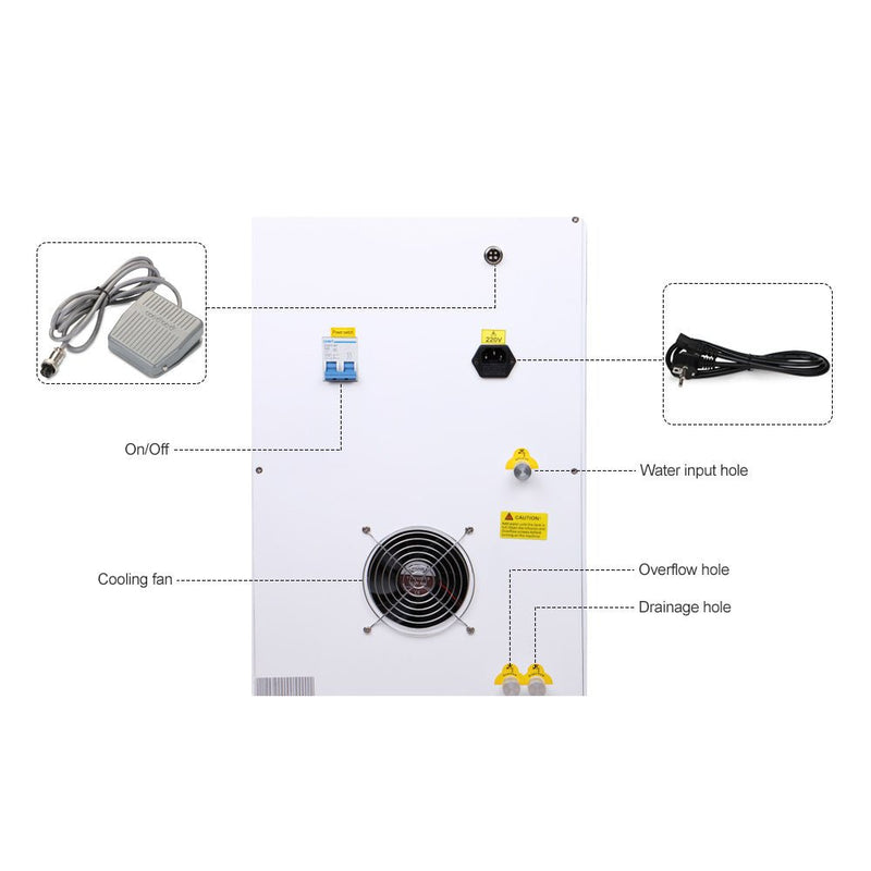 Dispositivo para eliminar tatuajes de cejas y cejas con láser Nd Yag Q-Switched con luz de objetivo roja de Shape Tactics