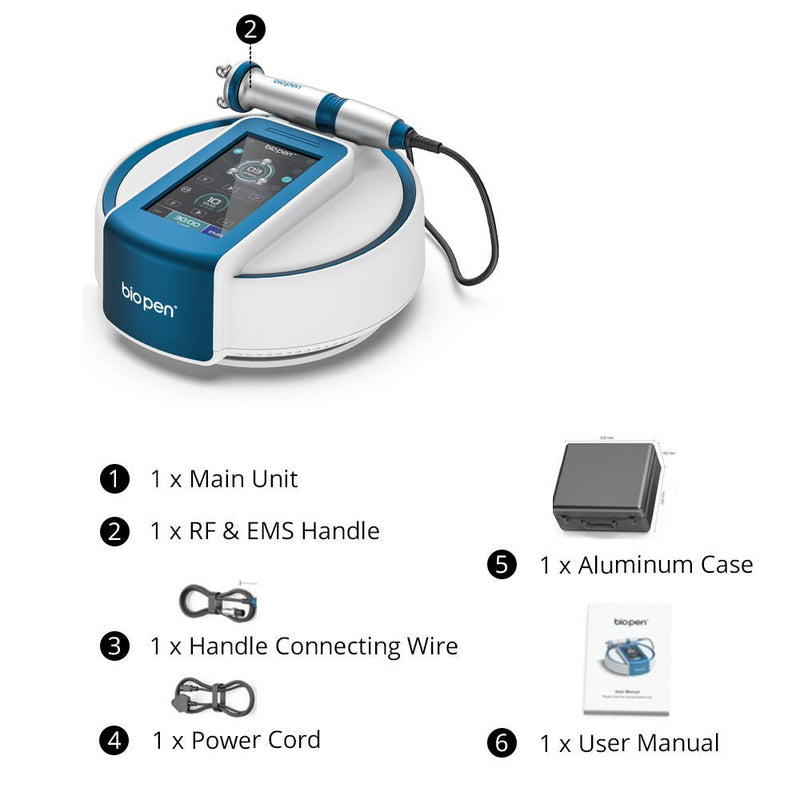 Tácticas de forma: máquina de terapia de luz azul con microcorriente RF EMS 