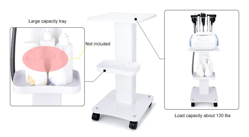 Shape Tactics - Rolling Trolley Cart: Storage Equipment and Machine Organizer Stand