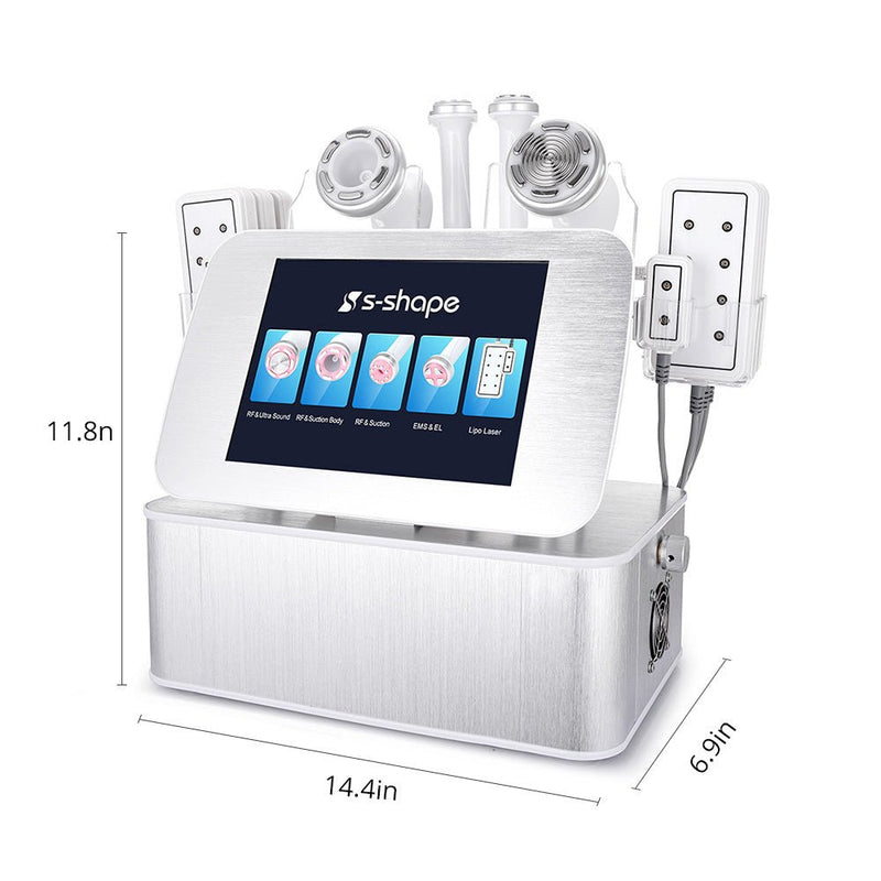 Shape Tactics - Contorno corporal en forma de S RF EMS Vacuum Lipo Laser 