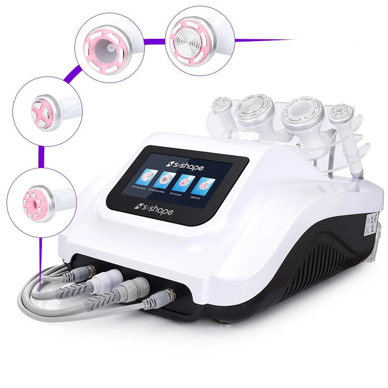 Tácticas de forma Cavitación en forma de S Electroporación por radiofrecuencia Succión al vacío