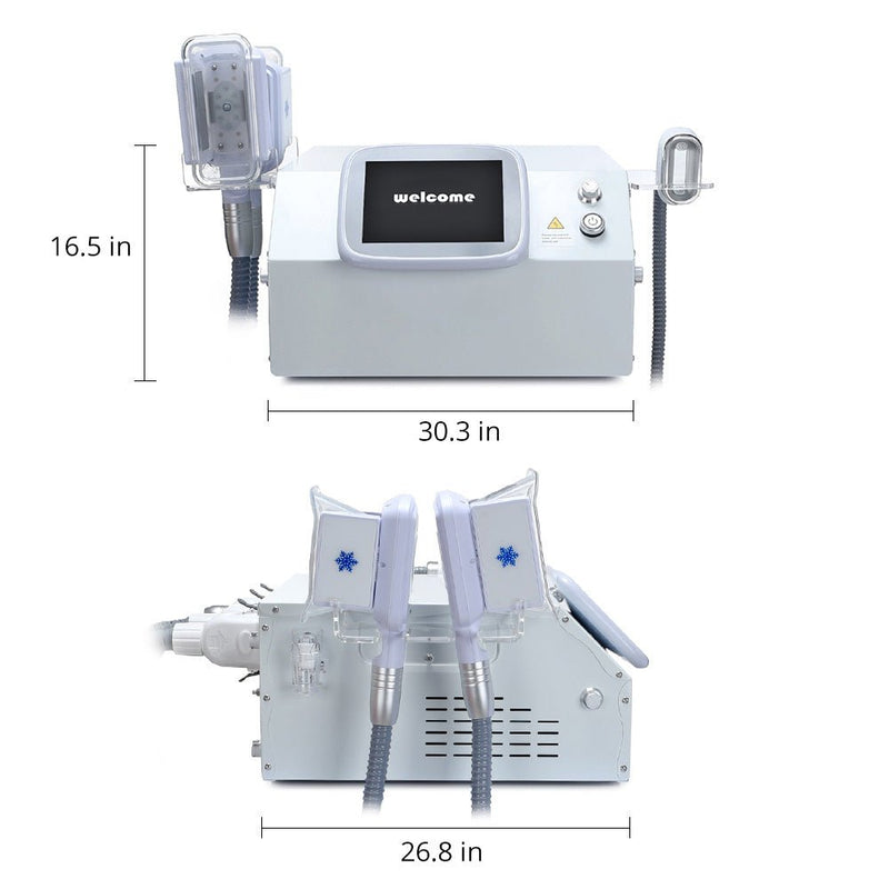 Tácticas de forma: máquina de criolipólisis para esculpir y congelar grasa con tres asas