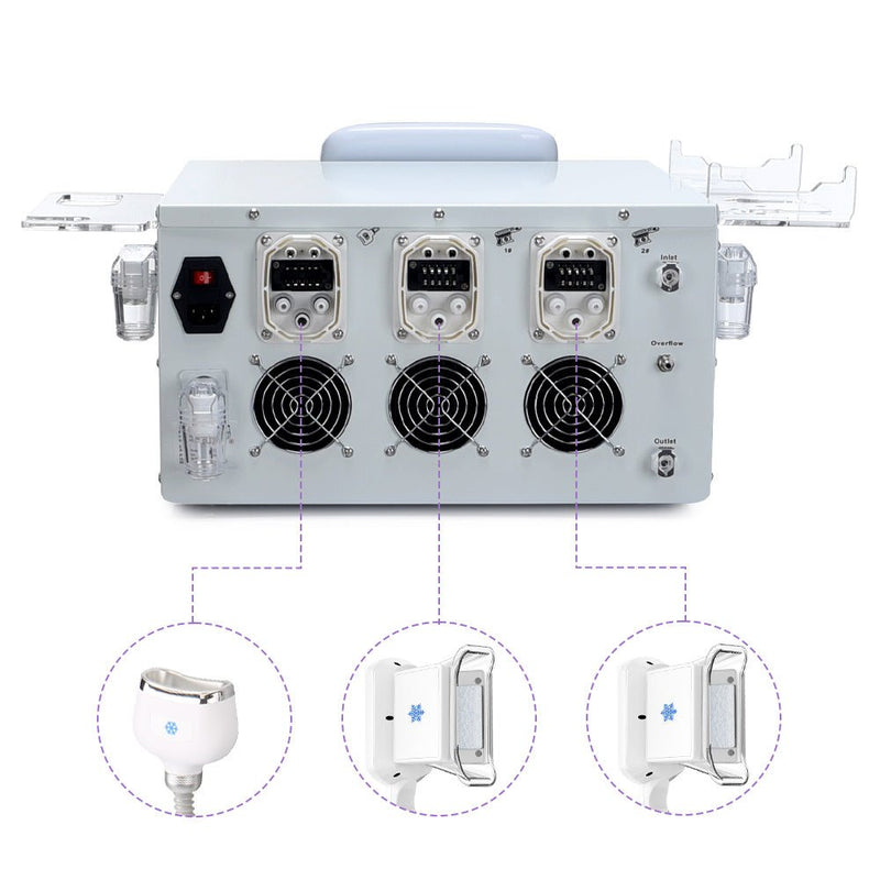 Tácticas de forma: máquina de criolipólisis para esculpir y congelar grasa con tres asas