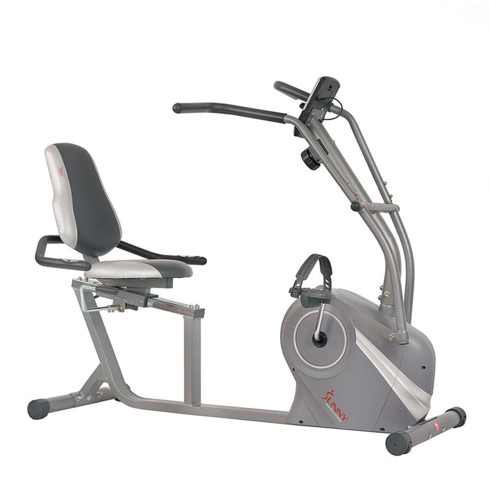 Sunny health & fitness magnetic recumbent bike sale