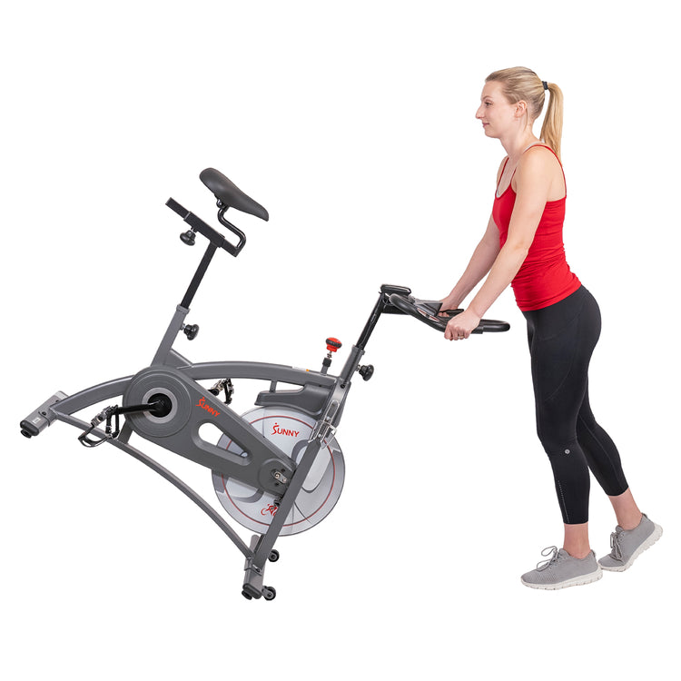 Bicicleta estática para interiores con transmisión por correa magnética Sunny Health &amp; Fitness - SF-B1877