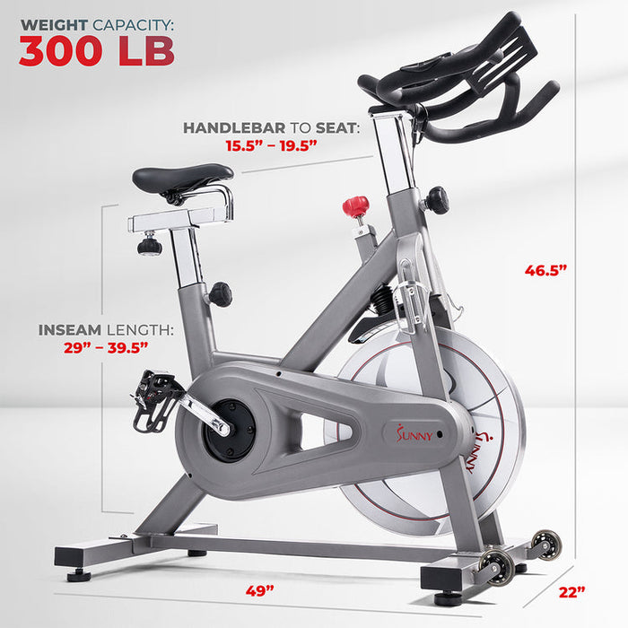 Sunny Health Fitness Synergy Pro Magnetic Indoor Cycling Bike SF B1851 Wellbots Free Shipping