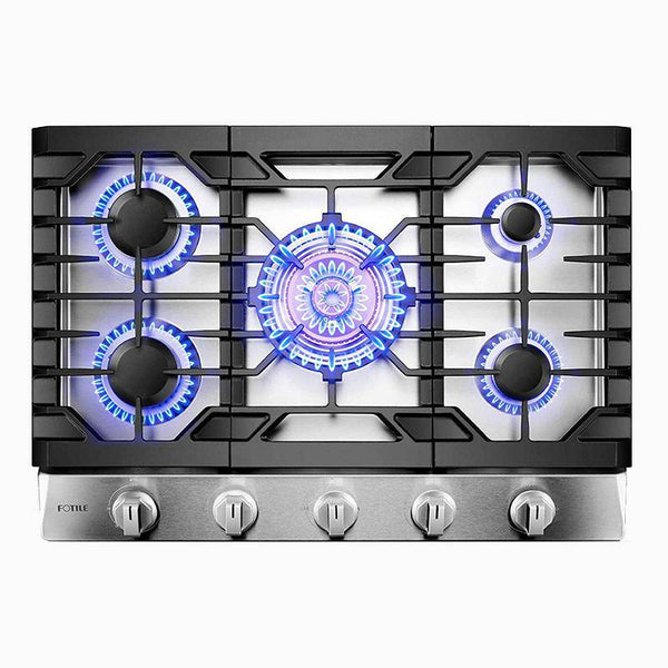 FOTILE - 30"/36" Stainless Steel Tri-Ring Gas Cooktop Series | GLS30501 / GLS36502