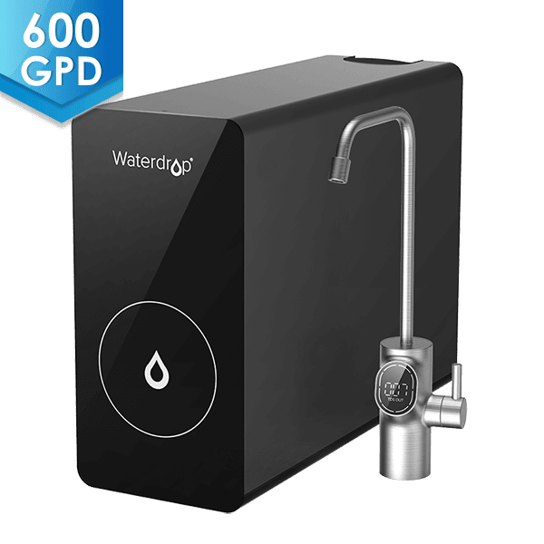 Waterdrop - Sistema de ósmosis inversa para debajo del fregadero de 600 GPD - Waterdrop D6 